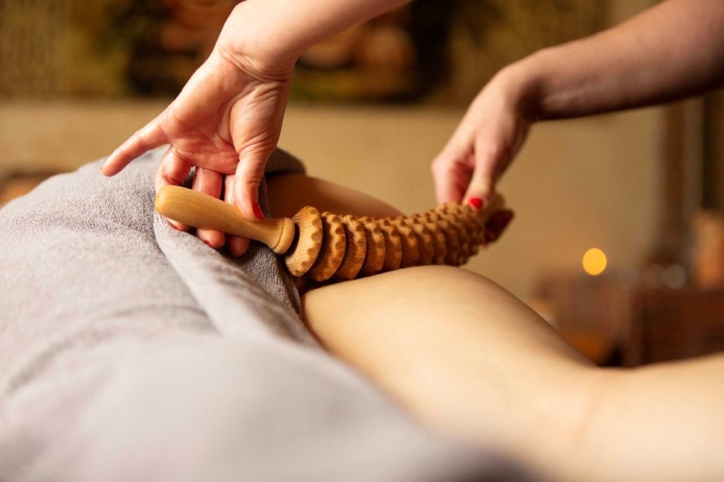 Maderoterapia Manor House Spa -hotellin bio-uudistuskabineteissa