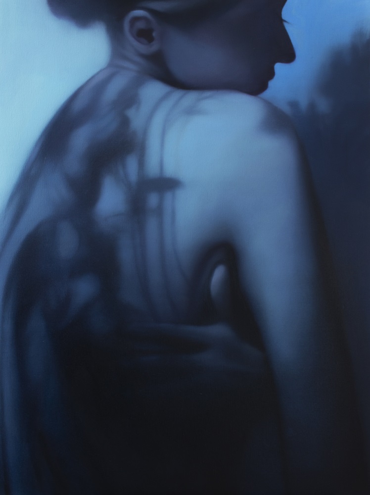 Patricia Heel Varjon l&auml;hde 2024 &Ouml;ljy kankaalle 80 X 60 cm Pieni