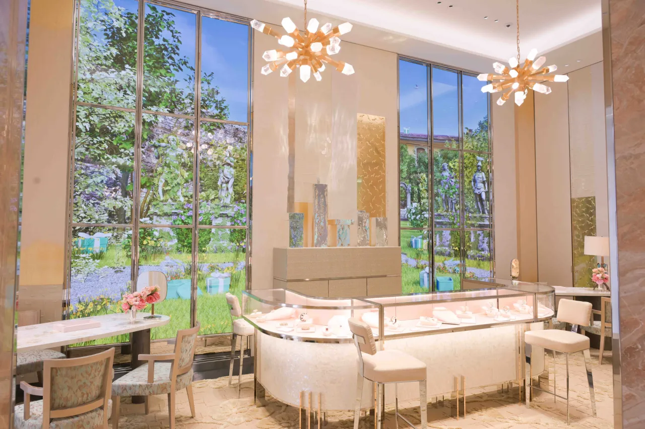 Tiffany-putiikki Milanossa