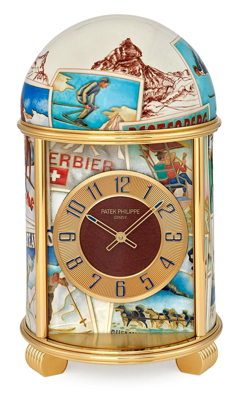 Patek Philippen uniikkeja, hiihtoa menneinä päivinä