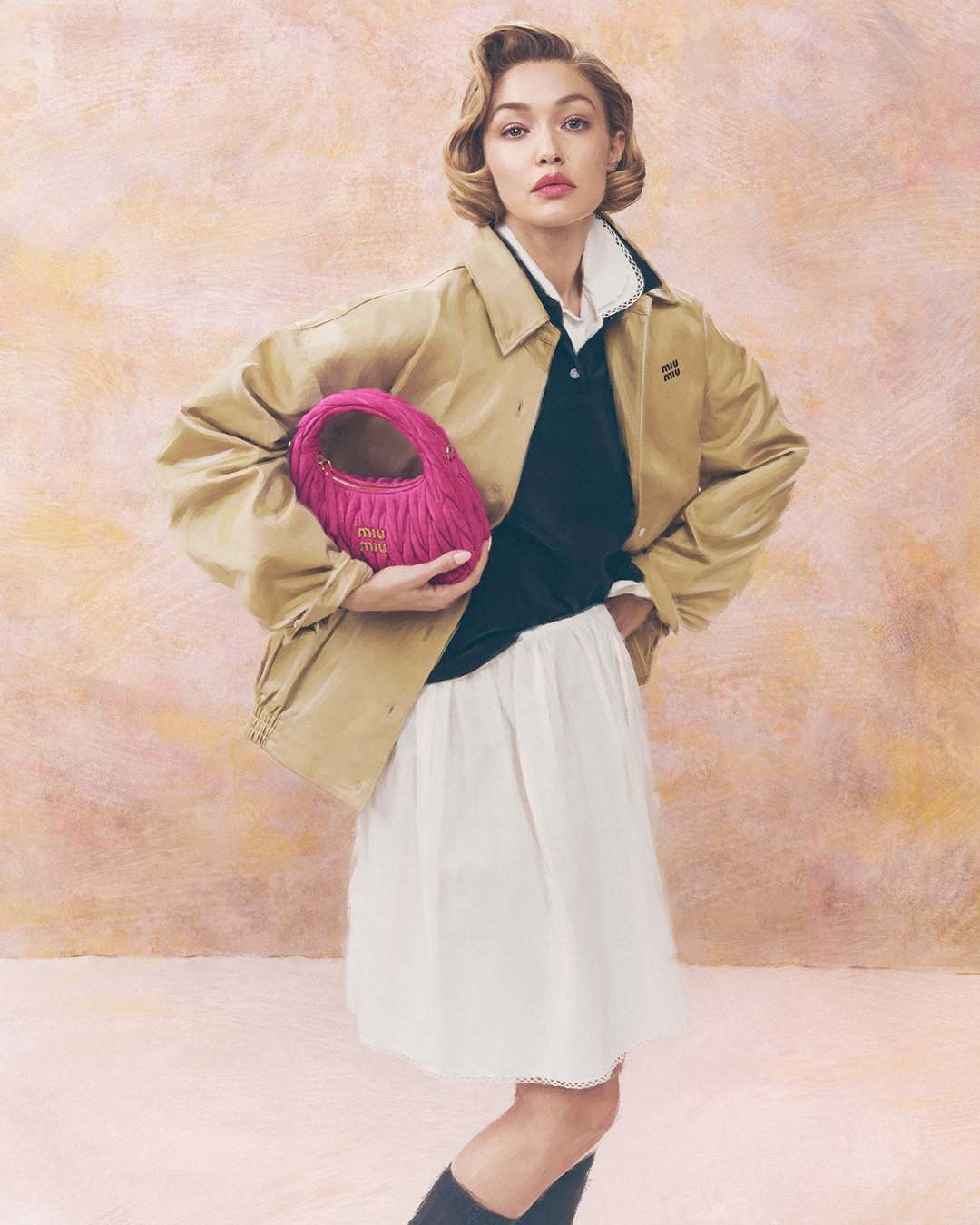 Viimeisin Miu Miu -kampanja Gigi Haddidin kanssa3