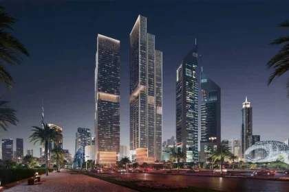 Jumeirah Residences Emirates Towers -projekti SCDA Architectsin suunnittelemana Dubaissa