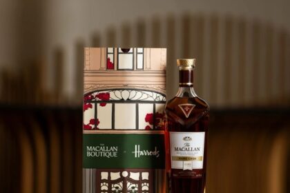 Ensimmäinen Macallan-myymälä Isossa-Britanniassa