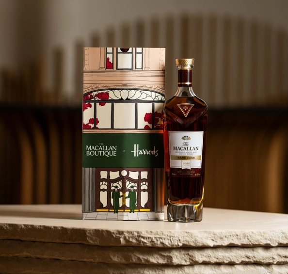 Ensimmäinen Macallan-myymälä Isossa-Britanniassa