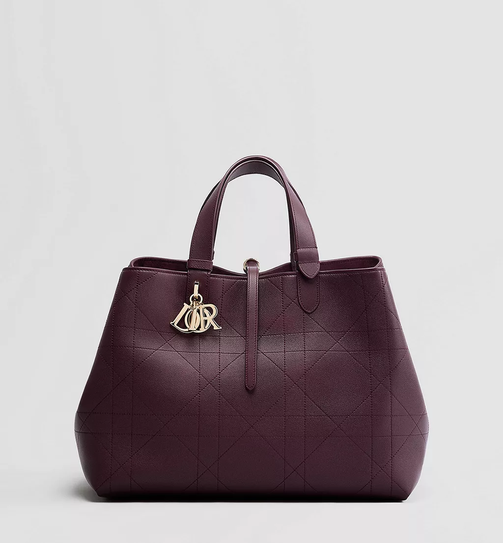 Burgundinpunainen Dior1-laukku