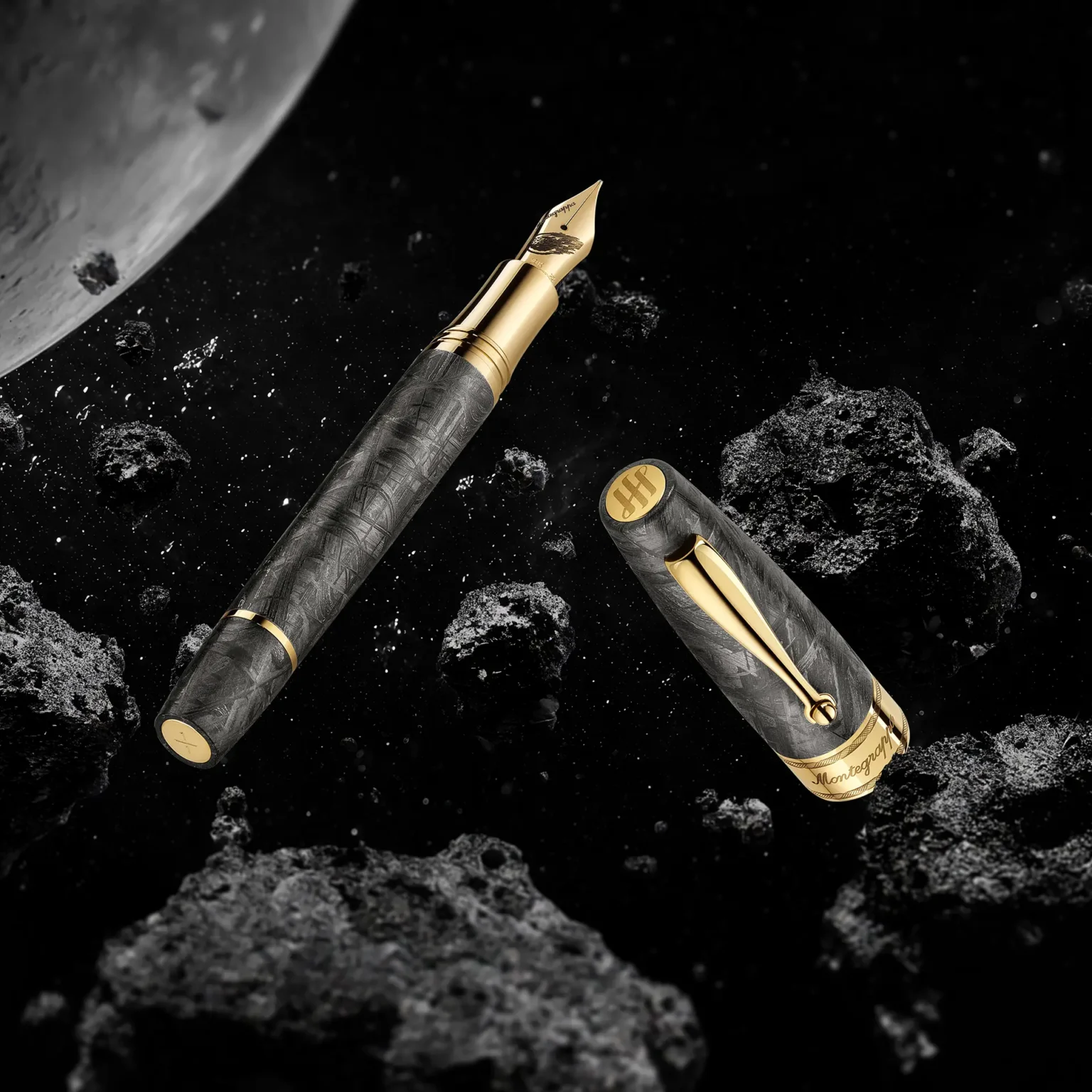 Montegrappa Muonionalusta Meteorite -täytekynä1