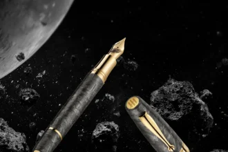 Montegrappa Muonionalusta Meteorite -täytekynä1